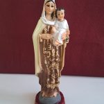 Virgen del Carmen bulto 15 cm