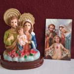 Kit Sagrada Familia busto 8 cm + 10 estampas