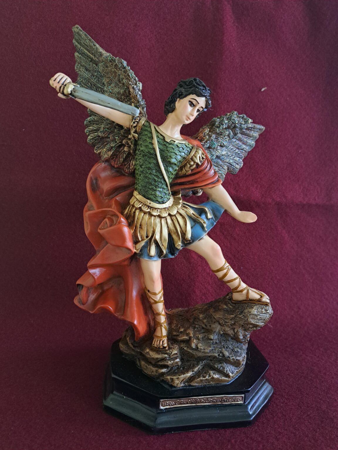 San Miguel Arcángel bulto 30 cm