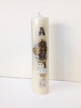 Cirio Pascual de 20 x 4.5 (cera) en diferentes diseños