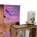 Paquete Semana Santa (Libro mas 3 cirios pequeños de 9 x 4.5 cm)