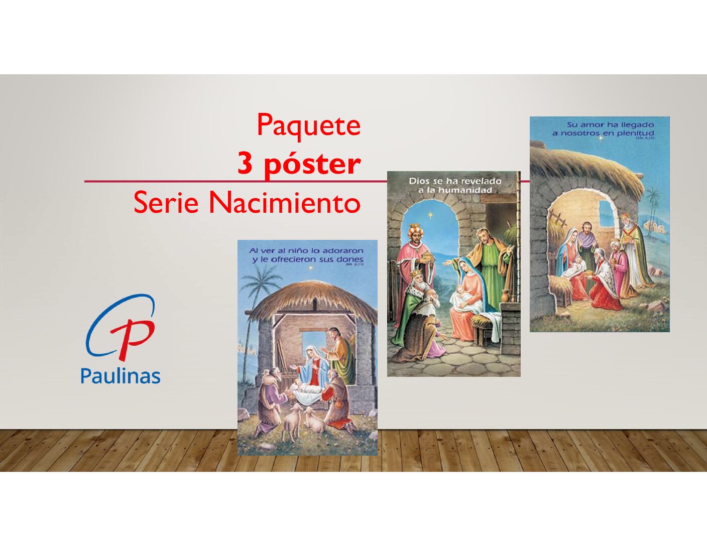 Paquete 3 póster serie Navidad