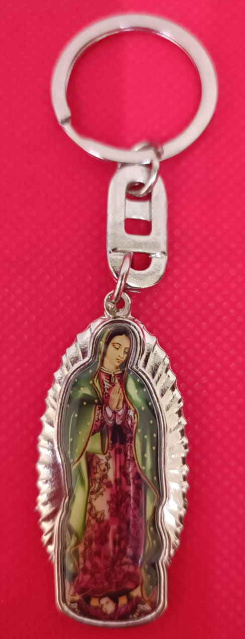 Llavero silueta Virgen de Guadalupe