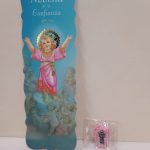 Kit Recuerdo infantil Divino Niño Jesús (10 separadores + 10 mini escapularios)