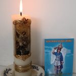 Kit Vela + Coronilla de san Miguel Arcángel