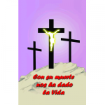Poster Nuestra semana santa 3 (Con su muerte - viernes)