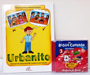 Pack Urbanito tiene la solución / Libro + CD cantos bíblicos